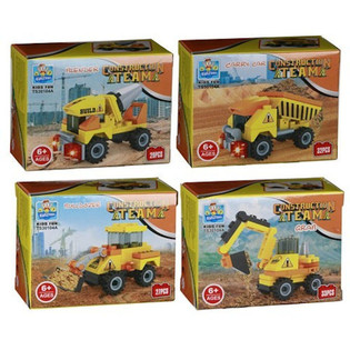 ĐỒ CHƠI LẮP R&Aacute;P BRICKS - Series Xe C&ocirc;ng Tr&igrave;nh (24 c&aacute;i)