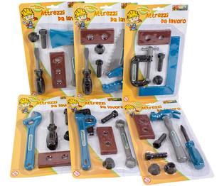 Bộ dụng cụ đồ chơi cho trẻ em tr&ecirc;n vỉ (48 chiếc)