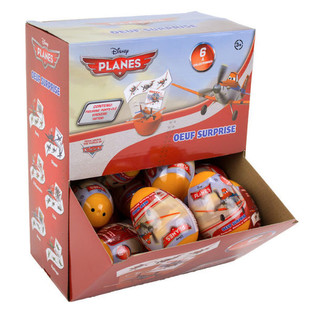 Trứng Kh&aacute;c Lạ Disney Planes Lớn Trong Hộp Trưng B&agrave;y (18 quả)