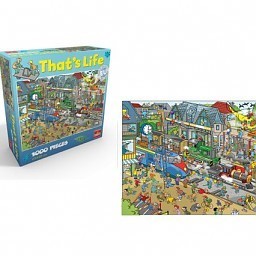 Trò chơi xếp hình That’s Life - Nhà ga xe lửa, 1000 mảnh (1 bộ)