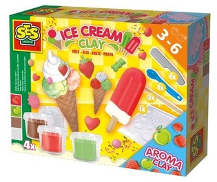 Bộ Đất Nặn SES Creative Làm Kem (4 màu) (1 bộ)