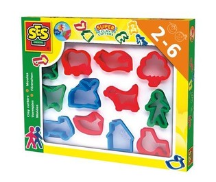 SES Khuôn Đất Sét (12 màu sắc/kiểu dáng) (1 chiếc)
