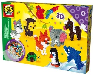 Bộ Hạt Nhựa Ủi SES Tạo Hình Thú 3D (1 bộ)