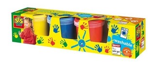 M&agrave;u vẽ tay SES, Bộ 4x150ml (4 m&agrave;u) (1 bộ)