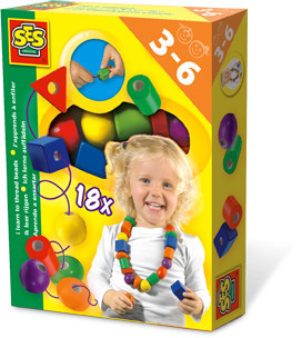 SES Creative Đồ Chơi Học Xỏ D&acirc;y (1 c&aacute;i)