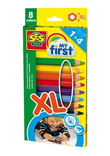 SES Creative My First - Bút Chì Màu XL Cho Bé (8 cây)