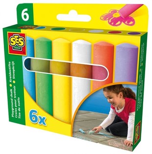 Phấn Viết Bảng Ngoài Trời SES Hộp 6 Viên (1 Hộp)