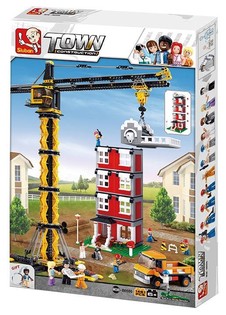 Đồ Chơi Lắp Ráp Cần Cẩu Tháp Sluban M38-B0555 (1 bộ)
