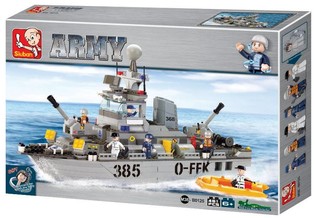 Đồ Chơi Lắp Ráp Tàu Khu Trục Sluban Army M38-B0125 (1 chiếc)