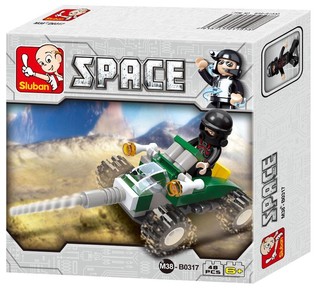 Sluban Space Vehicle M38-B0317 Đồ Chơi Lắp R&aacute;p T&agrave;u Vũ Trụ (1 bộ)