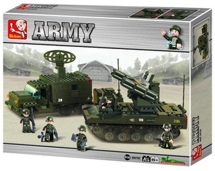 Đồ Chơi Lắp R&aacute;p Hệ Thống Ph&ograve;ng Thủ T&ecirc;n Lửa Sluban Army M38-B6700 (1 bộ)