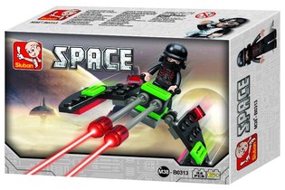 Đồ chơi lắp r&aacute;p Sluban Space Fighter M38-B0313 Chiến Đấu Cơ Vũ Trụ (1 hộp)