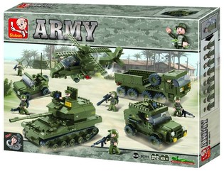 Bộ đồ chơi lắp ráp Sluban Army M38-B0311 (1001 mảnh)
