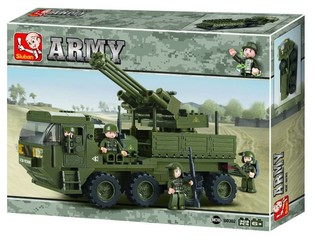 Xe Tải Hạng Nặng Sluban Army M38-B0302 (1 bộ)