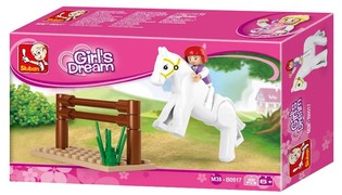 Sluban Girls Dream Ngựa Nhảy Rào M38-B0517 (1 cái)