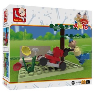 Bộ lắp r&aacute;p Sluban Pat & Mat với m&aacute;y cắt cỏ (1 bộ)