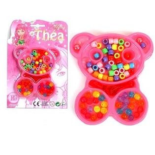 Bộ hạt cườm, tự l&agrave;m v&ograve;ng tay (24 m&oacute;n)