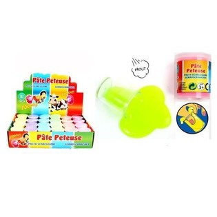 Putty Slime M&agrave;u Neon Trong Hộp Trưng B&agrave;y (24 chiếc)