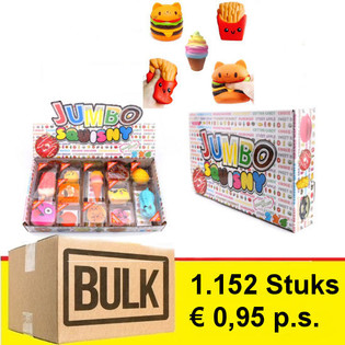 ƯU Đ&Atilde;I MEGA BULK - JUMBO SQUISNY TRONG HỘP TRƯNG B&Agrave;Y (1.152 C&aacute;i)