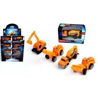 BỘ XE C&Ocirc;NG TR&Igrave;NH KIM LOẠI DIE-CAST (24 chiếc)