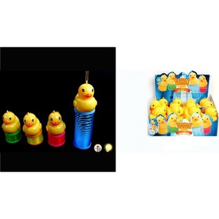 Đồ Chơi L&ograve; Xo Vịt LED Ph&aacute;t S&aacute;ng Lớn Trong Hộp Trưng B&agrave;y (12 c&aacute;i)