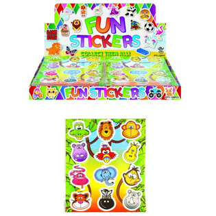 NH&Atilde;N D&Aacute;N FUN STICKERS &ndash; MẪU: TH&Uacute; RỪNG XANH (120 chiếc)
