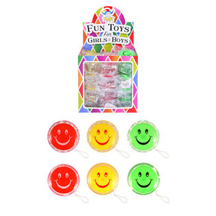 Con Quay Yo-yo Mặt Cười trong Hộp Trưng B&agrave;y (36 c&aacute;i)
