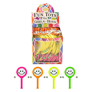 Đồ Chơi Trống Xoay Mặt Cười Smiley Trong Hộp Trưng B&agrave;y (72 c&aacute;i)