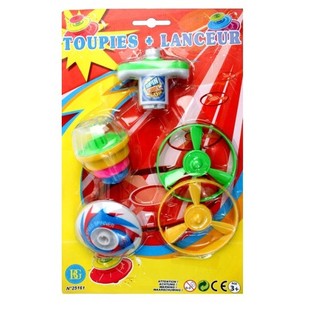 Bộ 5 con quay tr&ecirc;n vỉ (24 c&aacute;i)