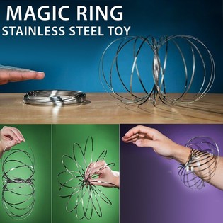 V&ograve;ng Ma Thuật / Flow Rings - V&ograve;ng Kinetis 3D - BẠC | TR&Ecirc;N THẺ (12 c&aacute;i)