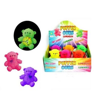 Gấu Puffer Ph&aacute;t S&aacute;ng trong Hộp Trưng B&agrave;y (12 c&aacute;i)