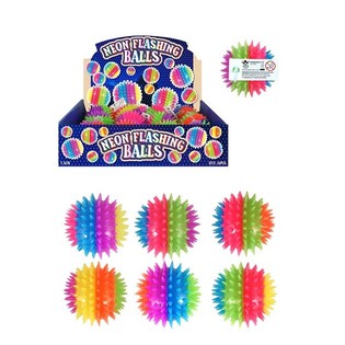 B&Oacute;NG NẢY GAI NEON PH&Aacute;T S&Aacute;NG LỚN, 7.5 cm. TRONG HỘP TRƯNG B&Agrave;Y (12 c&aacute;i)