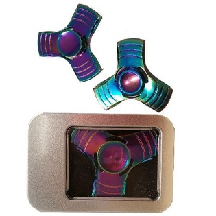 CON QUAY FIDGET SPINNER KIM LOẠI TRONG HỘP QUÀ (10 cái)
