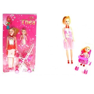 BỘ B&Uacute;P B&Ecirc;: MẸ, CON G&Aacute;I V&Agrave; XE ĐẨY (10 bộ)
