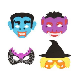 Bộ Mặt Nạ Halloween Bằng Xốp (24 c&aacute;i)