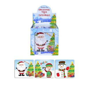 Tr&ograve; Chơi Xếp H&igrave;nh Gi&aacute;ng Sinh - 13 x 12 cm - Trong Hộp Trưng B&agrave;y (108 c&aacute;i)