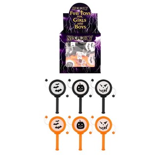 Trống lắc Halloween (Spin Drum) trong kệ trưng b&agrave;y (72 c&aacute;i)
