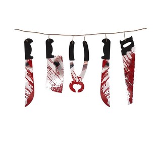 D&Acirc;Y TREO TRANG TR&Iacute; HALLOWEEN VỚI DAO D&Iacute;NH M&Aacute;U &ndash; D&Agrave;I 180 CM (6 c&aacute;i)