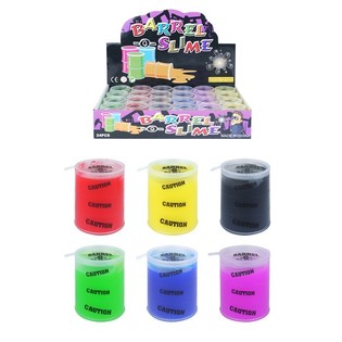 Đồ Chơi Slime Mini Nhiều M&agrave;u Trong Hũ Th&ugrave;ng Phi K&egrave;m Khay Trưng B&agrave;y (24 chiếc)