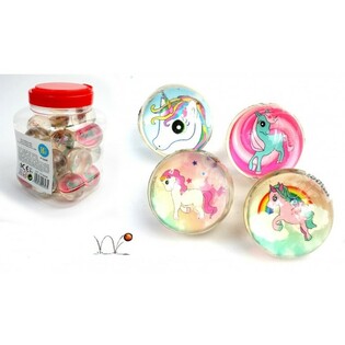 B&oacute;ng Nhảy UNICORN (Kỳ L&acirc;n), 4,3 Cm, Trong Hũ (24 c&aacute;i)