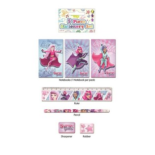 BỘ DỤNG CỤ HỌC TẬP SUPER GIRLS 5 MỚN (24 bộ)