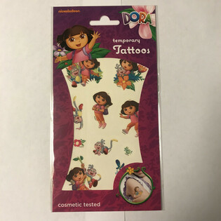 BỘ H&Igrave;NH D&Aacute;N XĂM: DORA, 20 x 10 cm (10 miếng)