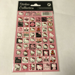 H&Igrave;NH D&Aacute;N STICKER: HELLO KITTY, K&iacute;ch thước 20 x 10 cm (10 chiếc)