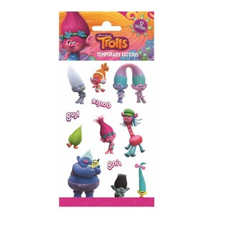 H&igrave;nh Xăm Tạm Thời Trolls - 20 x 10 cm (10 chiếc)