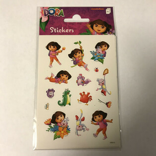 Tờ H&igrave;nh D&aacute;n Dora, K&iacute;ch Thước 16 x 9 Cm (10 c&aacute;i)