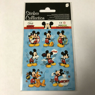 H&Igrave;NH D&Aacute;N: DISNEY MICKEY MOUSE, K&iacute;ch thước 16 x 9 cm (10 bộ)