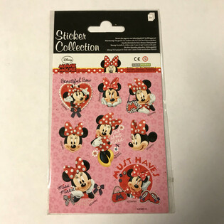 Tấm Nh&atilde;n D&aacute;n Disney Minnie Mouse - 16 x 9 cm (10 bộ)