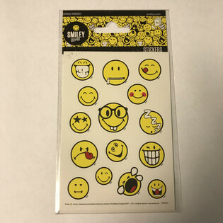 TỜ H&Igrave;NH D&Aacute;N: SMILEY&rsquo;S, K&iacute;ch thước 16 x 9 cm (10 c&aacute;i)
