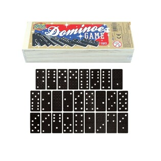 BỘ TR&Ograve; CHƠI DOMINO TRONG HỘP GỖ (12 bộ)