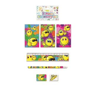 Bộ Dụng Cụ Học Tập Smiley 5 M&oacute;n (24 bộ)